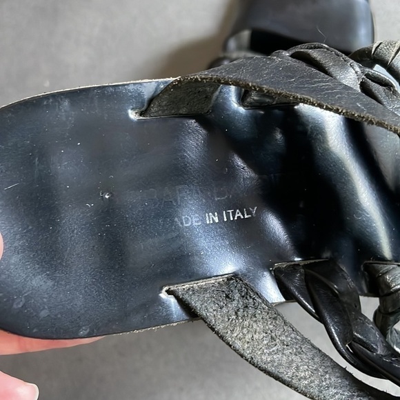 BARBARA Barbieri leather made in Italy straps sandals - Picture 6 of 8